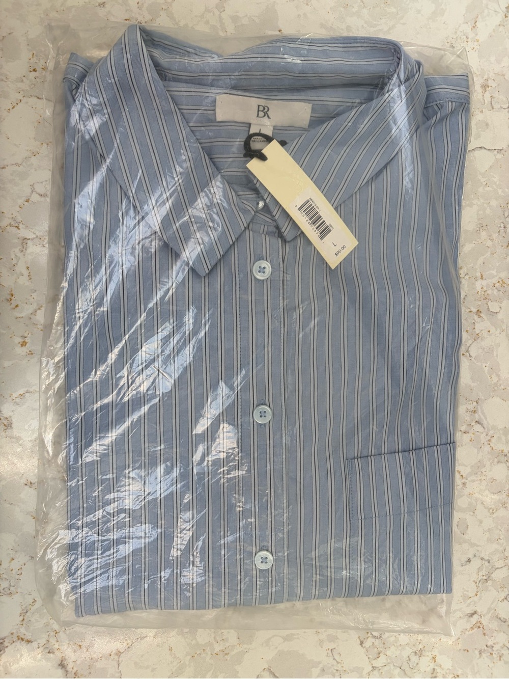 Banana Republic The Oversize Shirt Cirrus Blue
